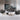 VOFFOV Pillow Top Arm Sofa Set Dark Grey