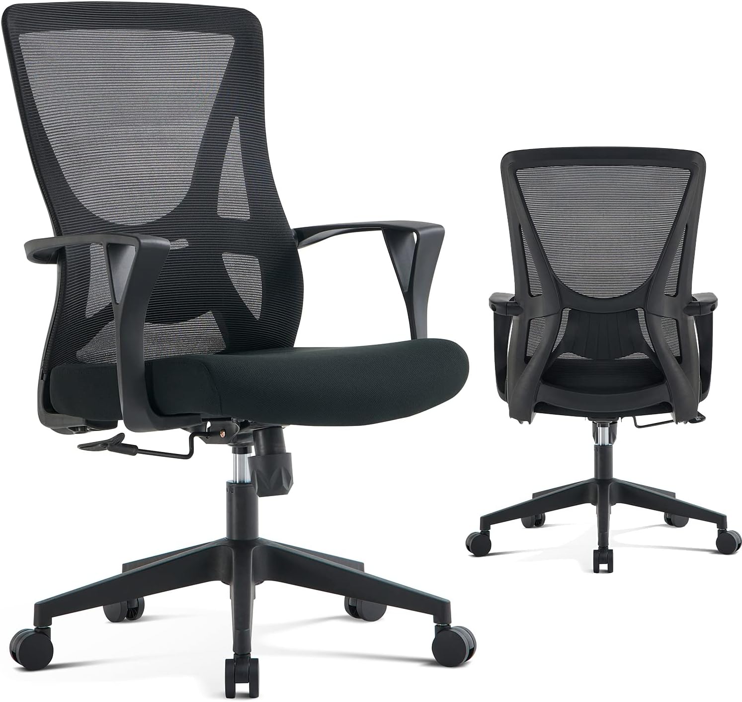 VOFFOV Computer Chair Swivel Task Chair with Lumbar Support